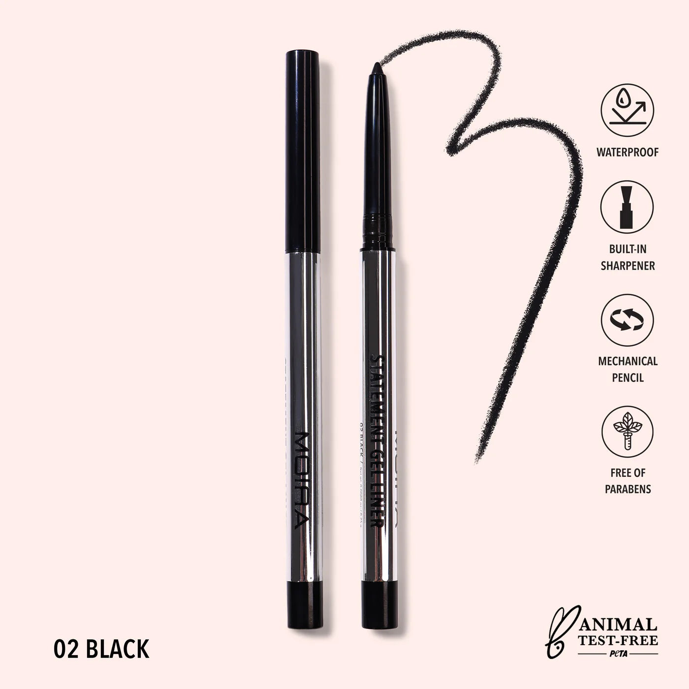 Statement Gel Liner (Black - 02)