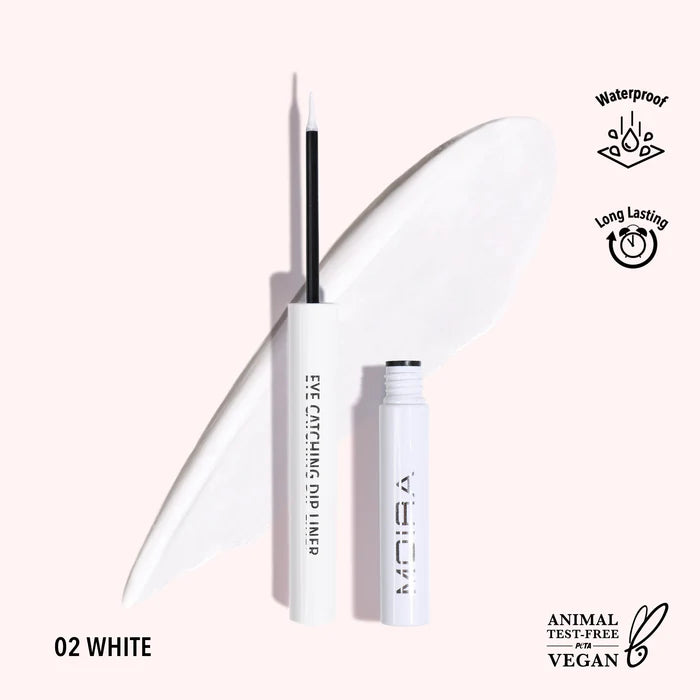 Eye Catching Dip Liner (White - 002)
