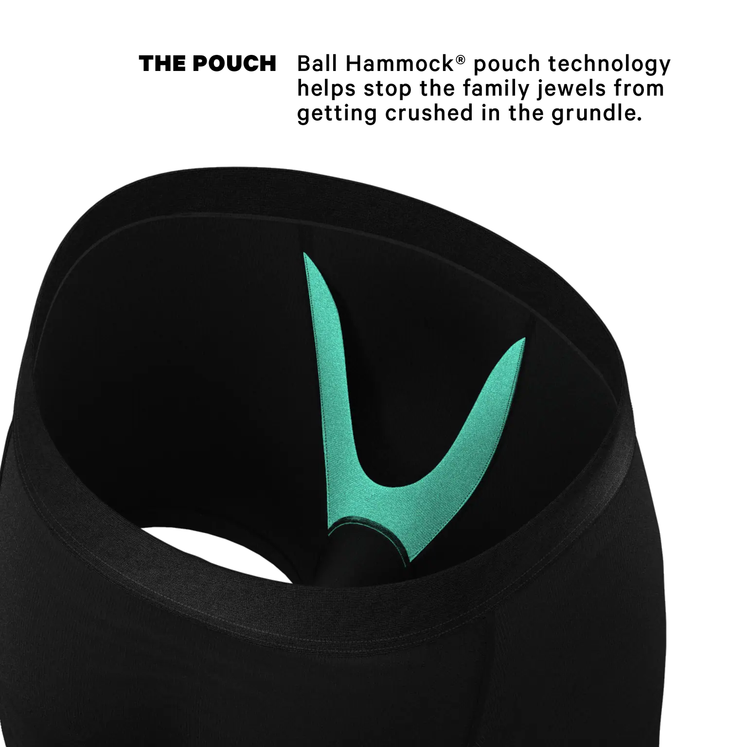 Shinesty Black Tuxedo Ball Hammock® Boxers