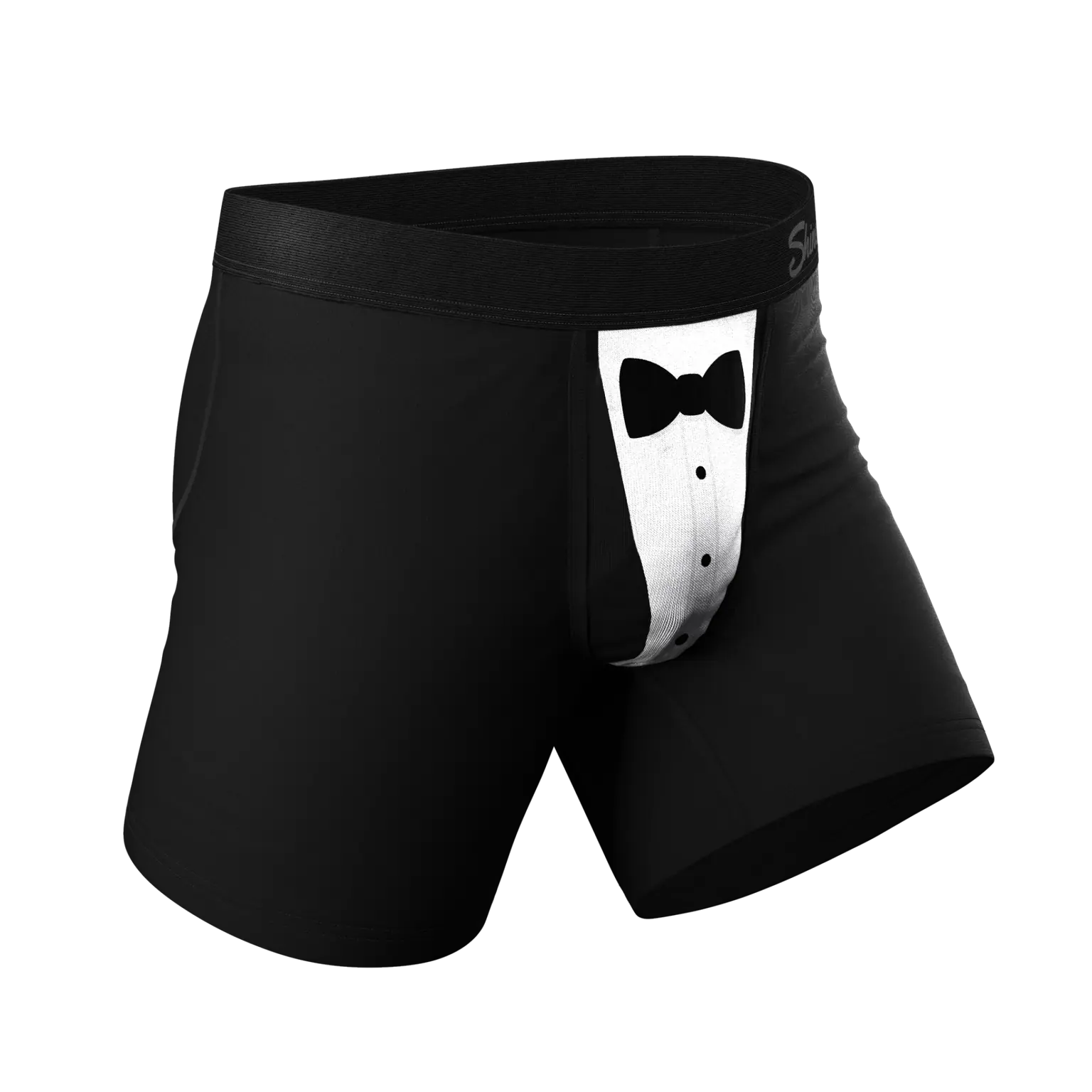 Shinesty Black Tuxedo Ball Hammock® Boxers