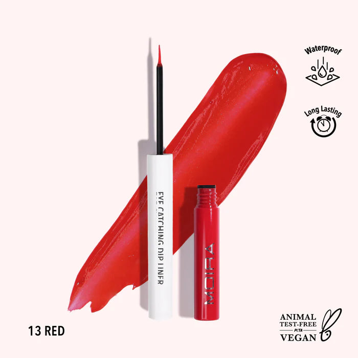 Eye Catching Dip Liner (Red - 013)