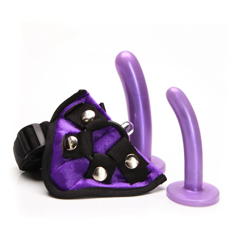 Bend Over Beginner Strap-On Kit in Purple
