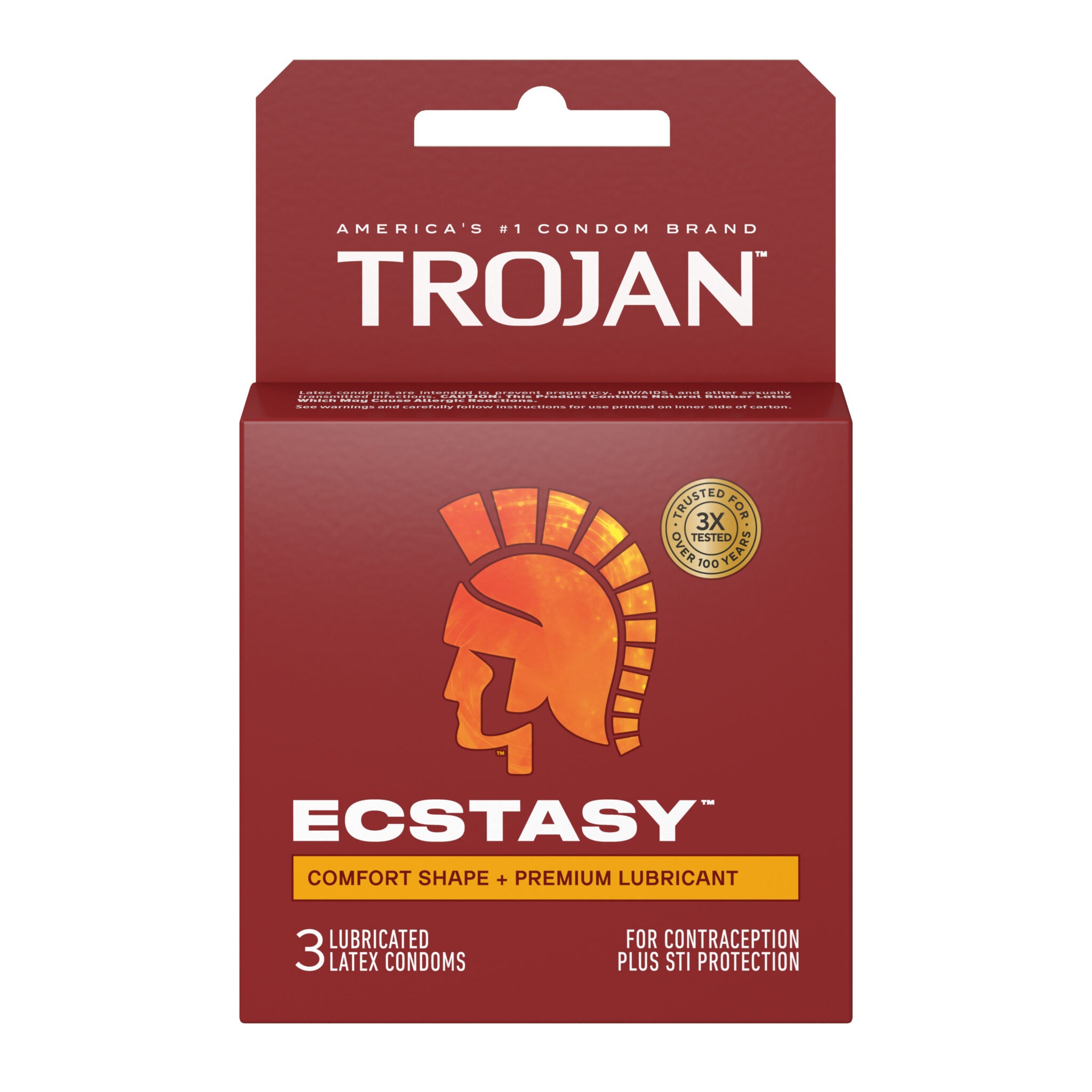 Trojan Ecstasy 3 Count Condoms