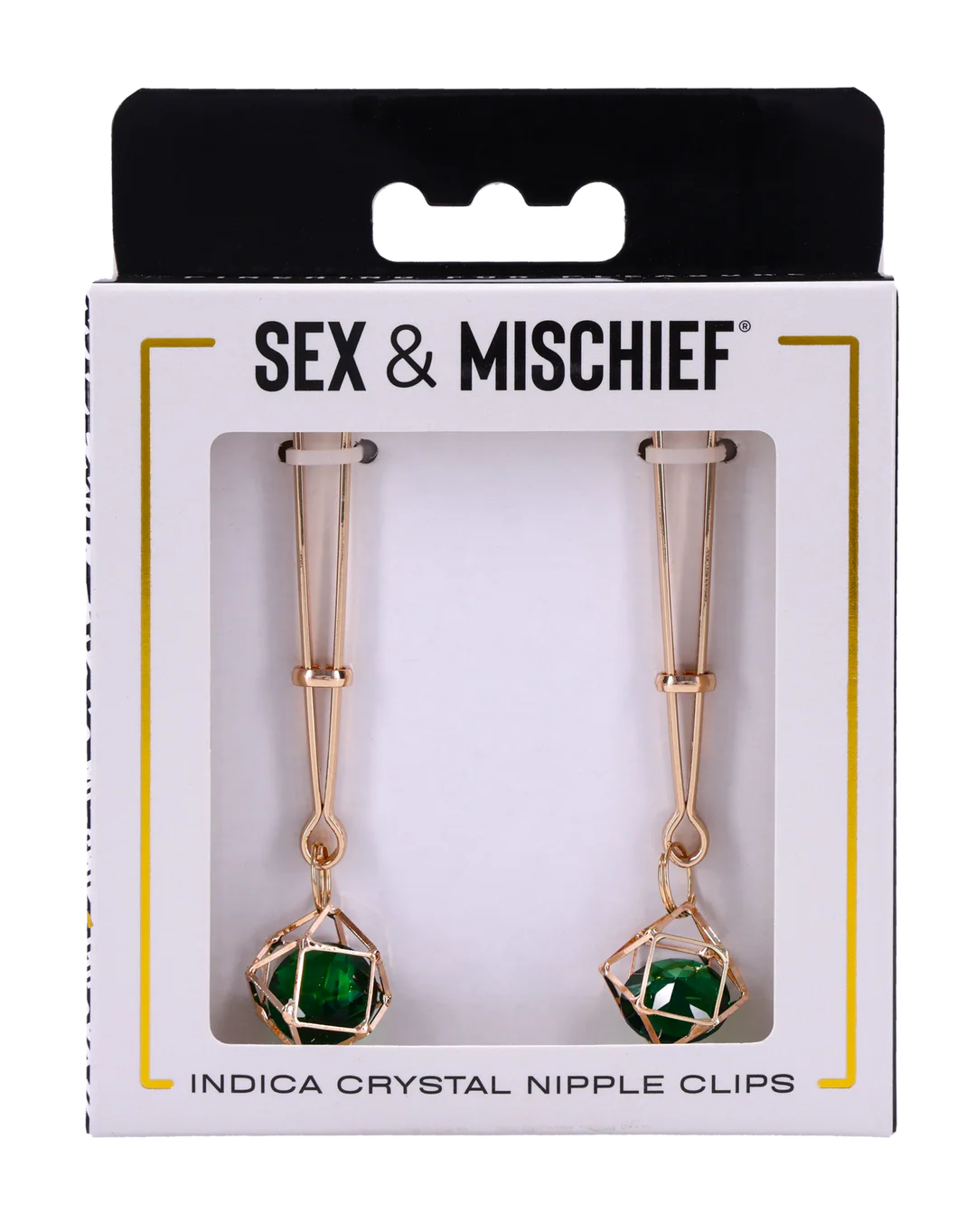S&M Indica Crystal Nipple Clips