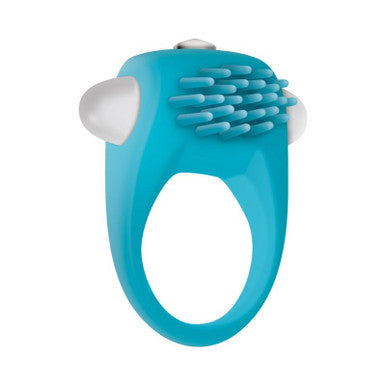 Teal Tickler Cock Ring