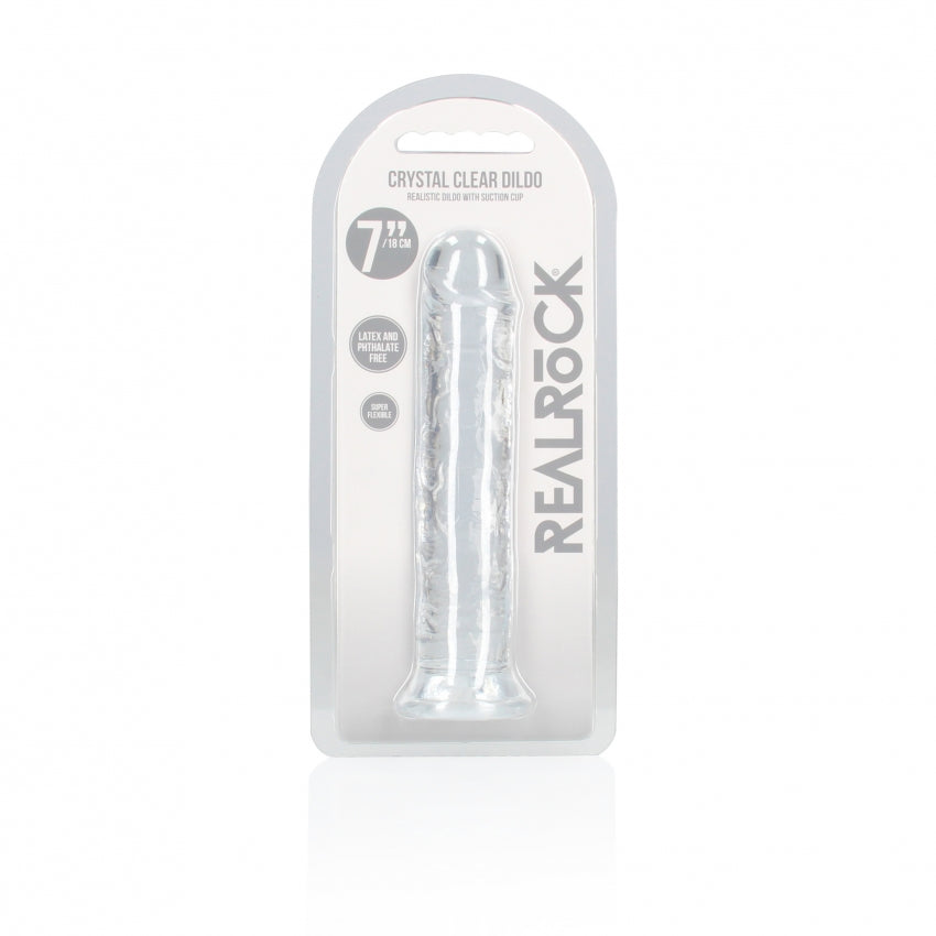 Realrock 7" Dildo in Clear
