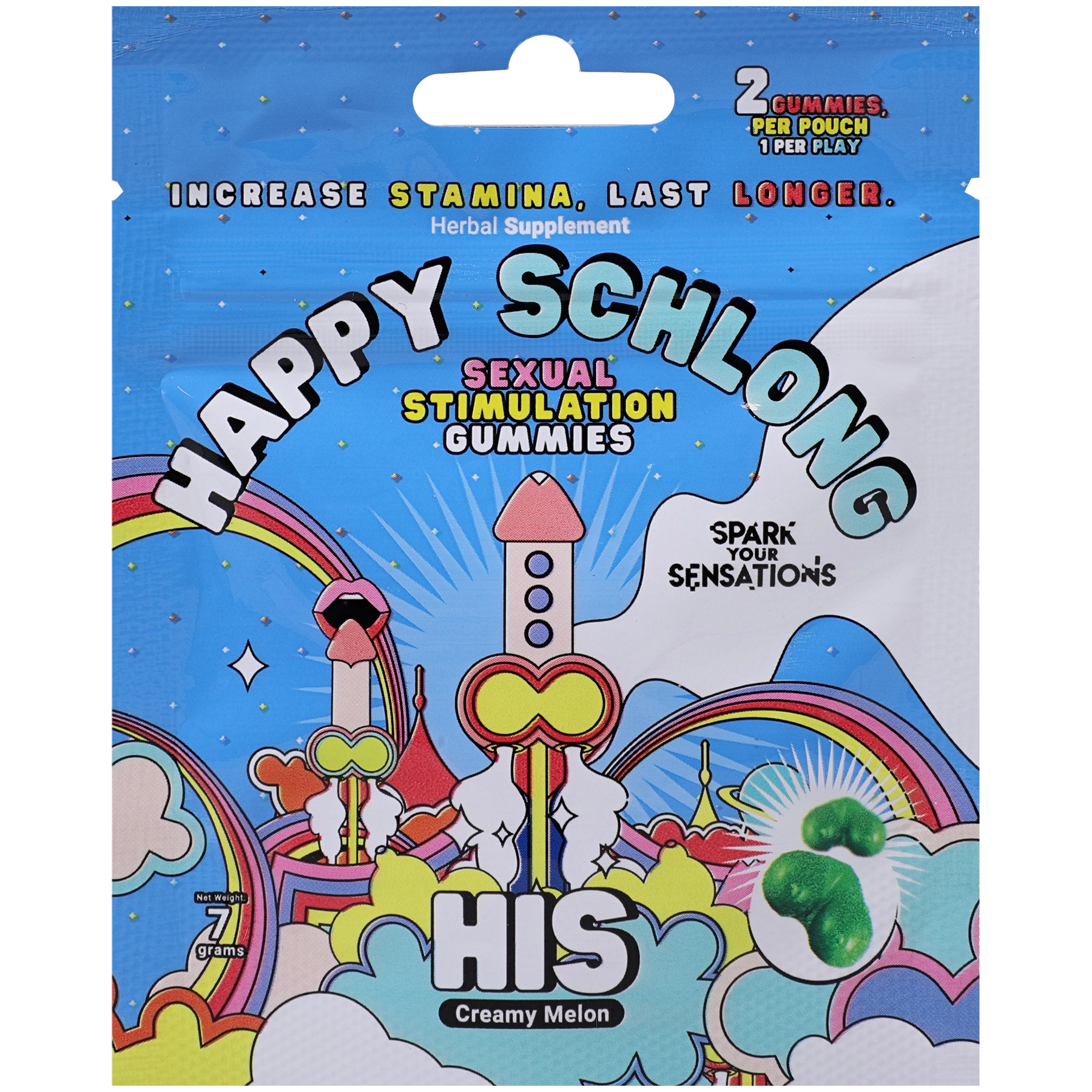Happy Schlong (His) Sexual Stimulation Gummies