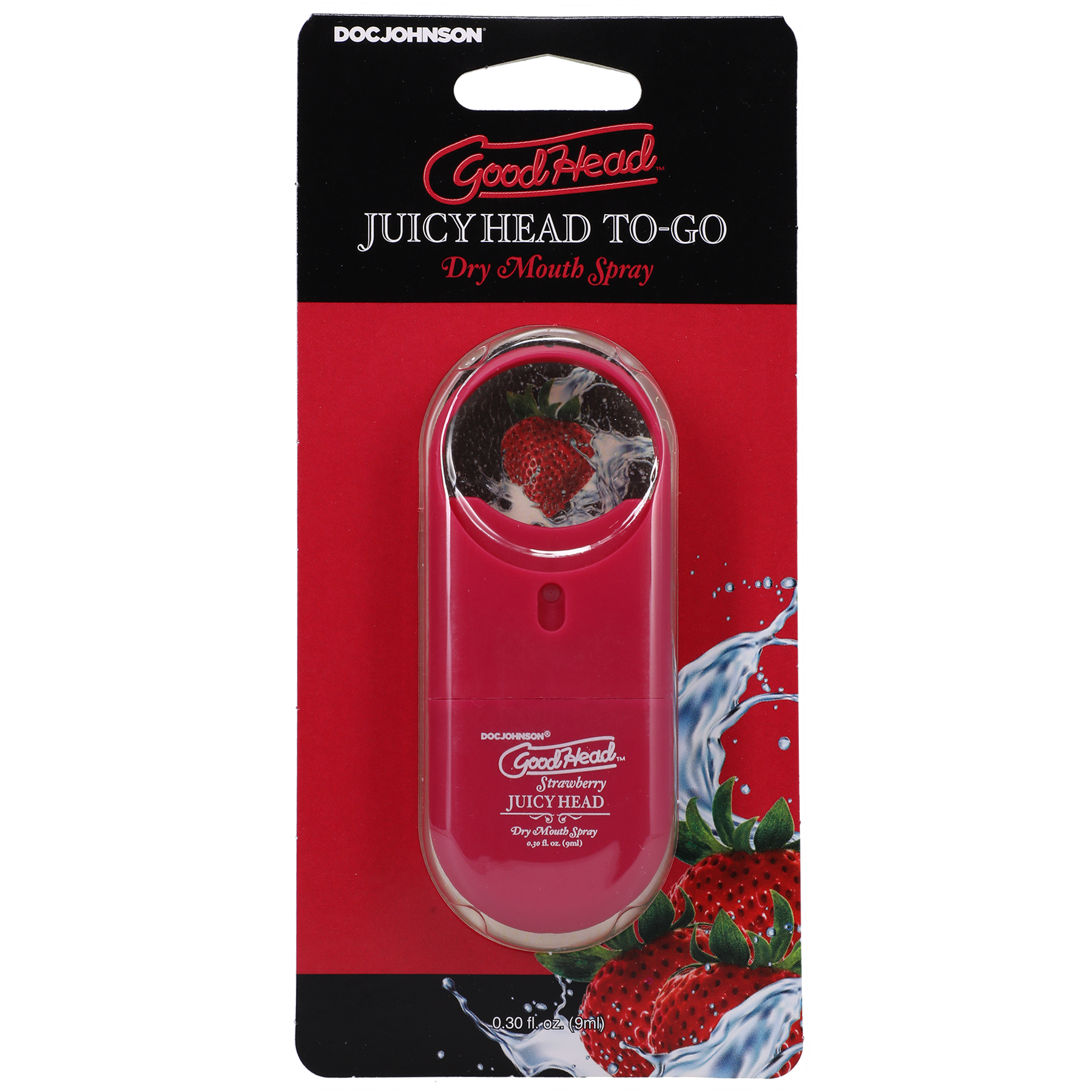 GoodHead Juicy Head Dry Mouth Spray To-Go Strawberry