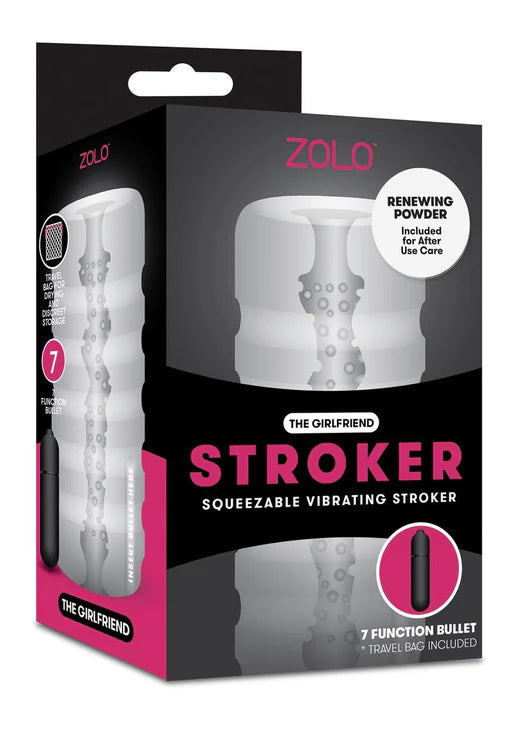 ZOLO The Girlfriend Squeezable Vibrating Stroker