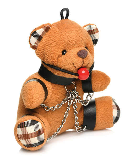 Gagged Teddy Bear Keychain