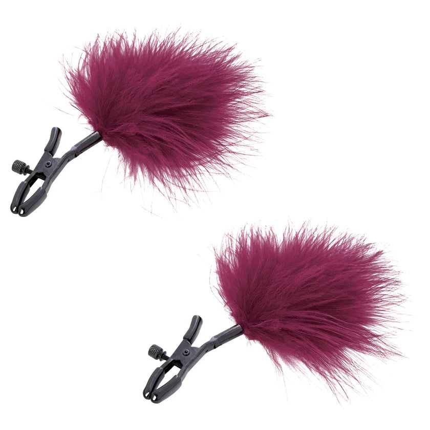 S&M Enchanted Feather Nipple Clips