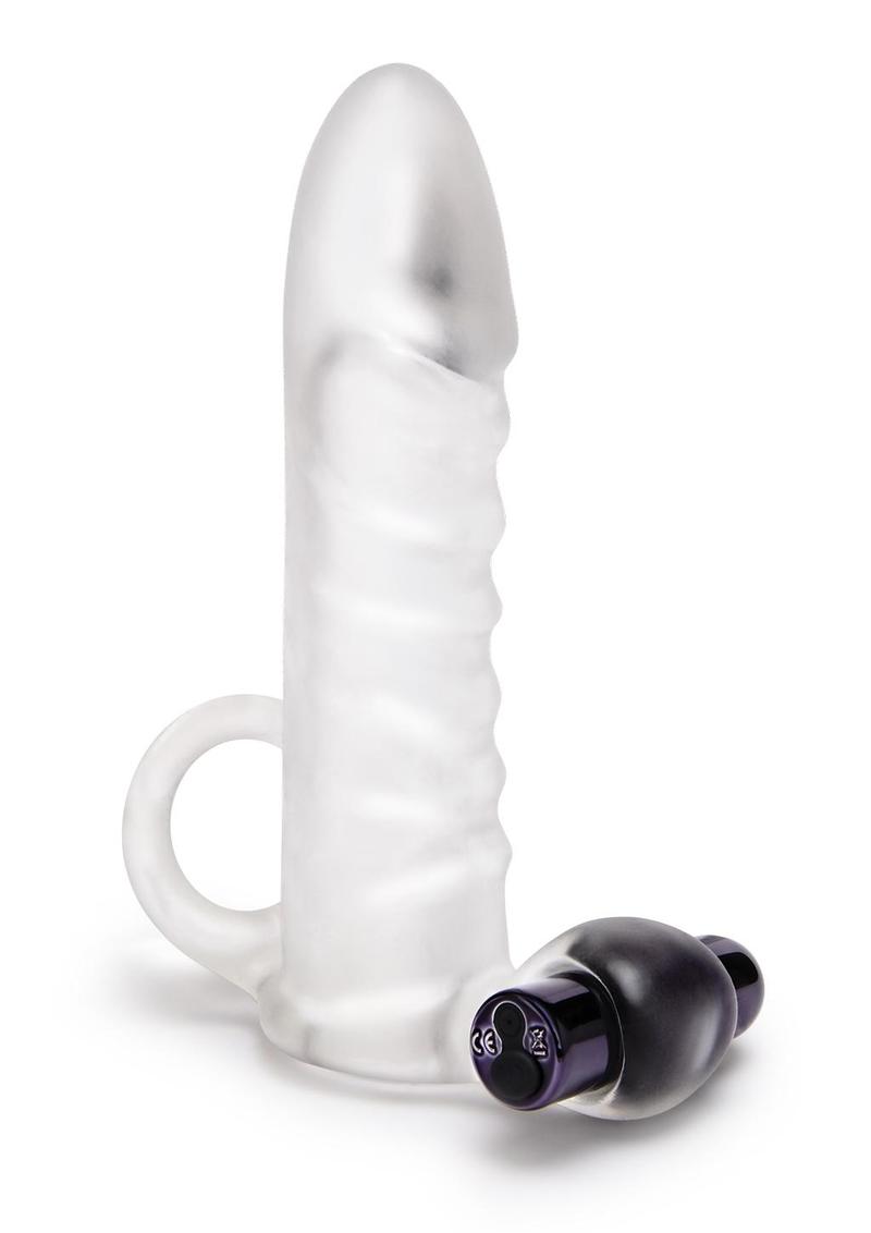 Size Up 2" Vibrating Penis Extender with Ball Loop