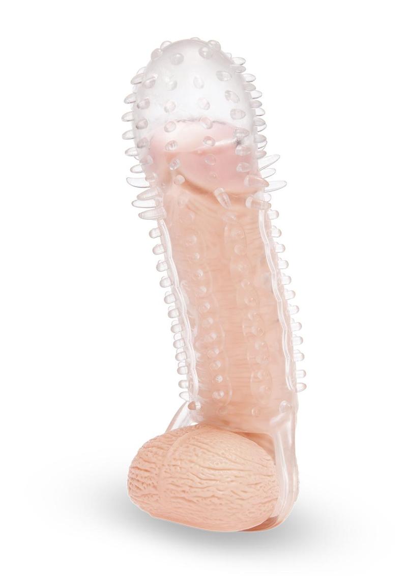 Size Up 1.5" Textured Penis Extender with Ball Loop