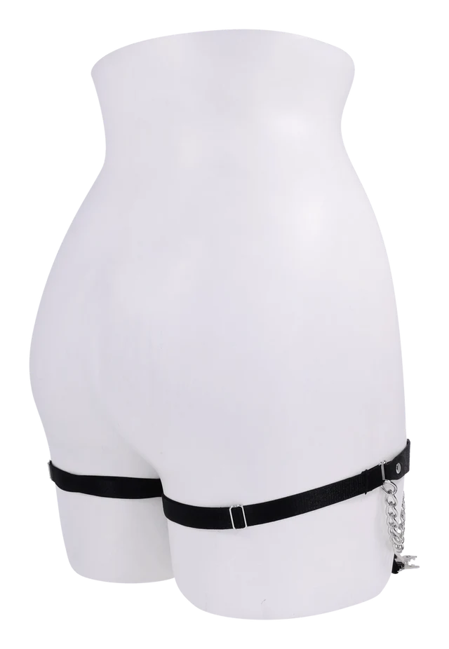 S&M Chain Lace Garters