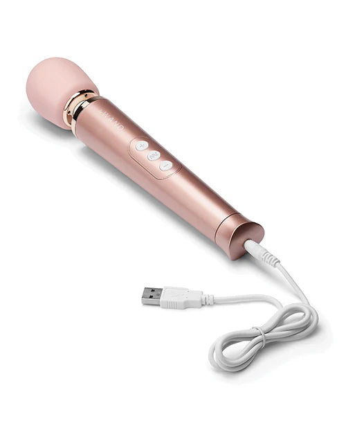 Le Wand Petite Rechargeable Massager in Rose Gold