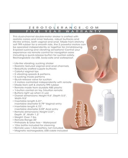 Zero Tolerance Rear Beauty Masturbator in Light