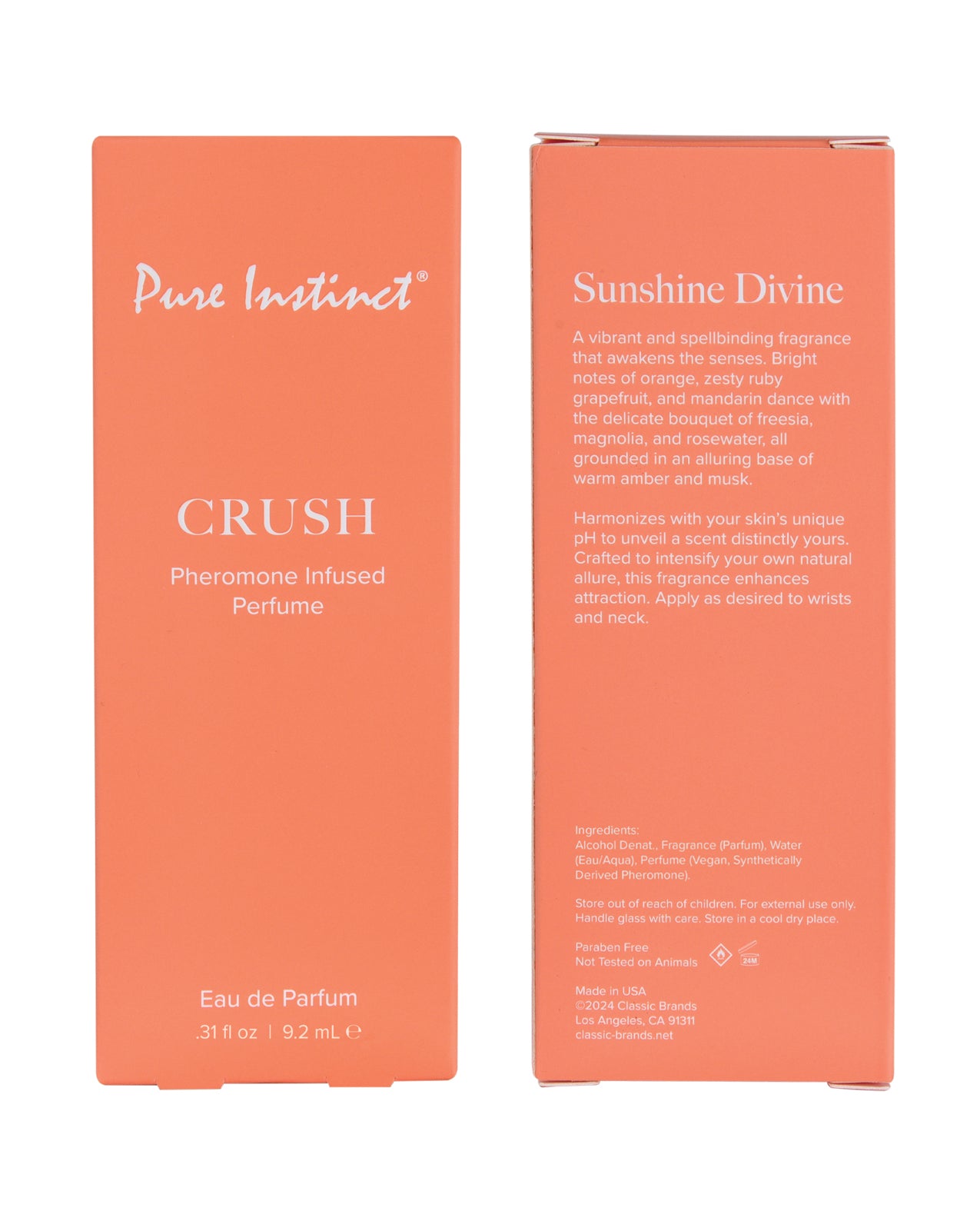 Pure Instinct CRUSH Pheromone Perfume Spray