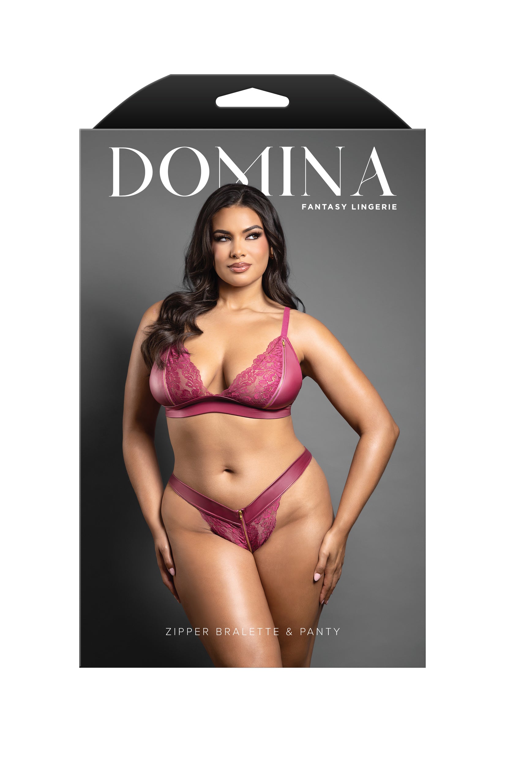 Zipper Bralette & Panty