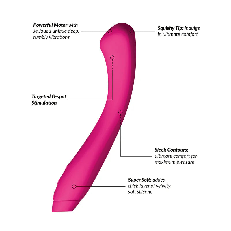 Juno G-Spot Vibrator in Pink