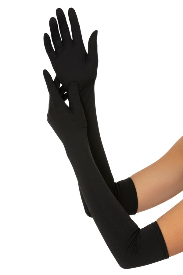 Long Satin Gloves