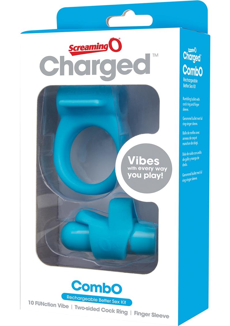 Screaming O Charged CombO Cock Ring Bullet Kit
