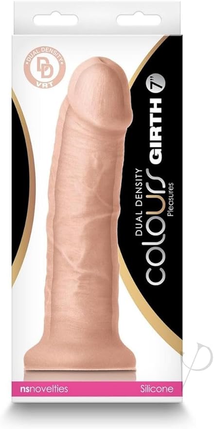 Colours Dual Density 7″ Silicone Dildo