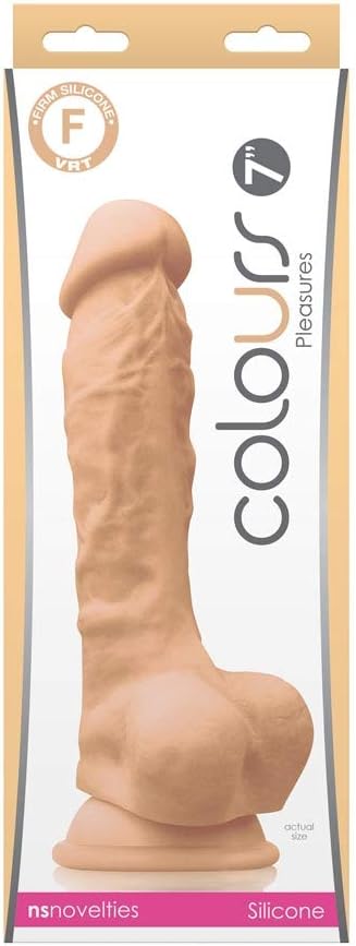 Colours Pleasures 7" Firm Dildo in White