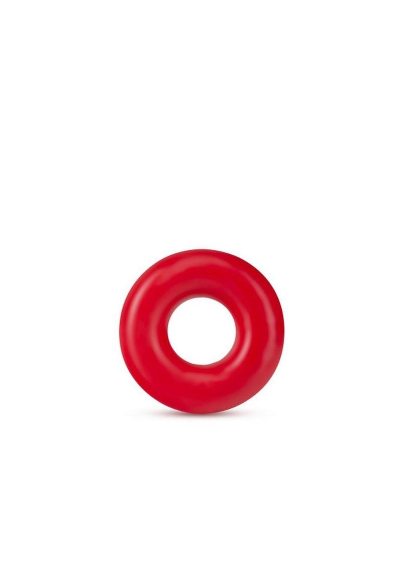Stay Hard Donut Cock Rings Oversized 2 Pack in Red