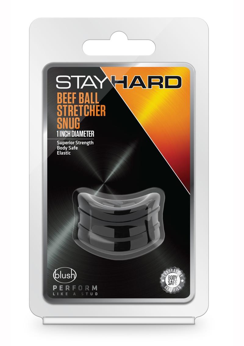 Stay Hard Beef Ball Stretcher Snug in Black
