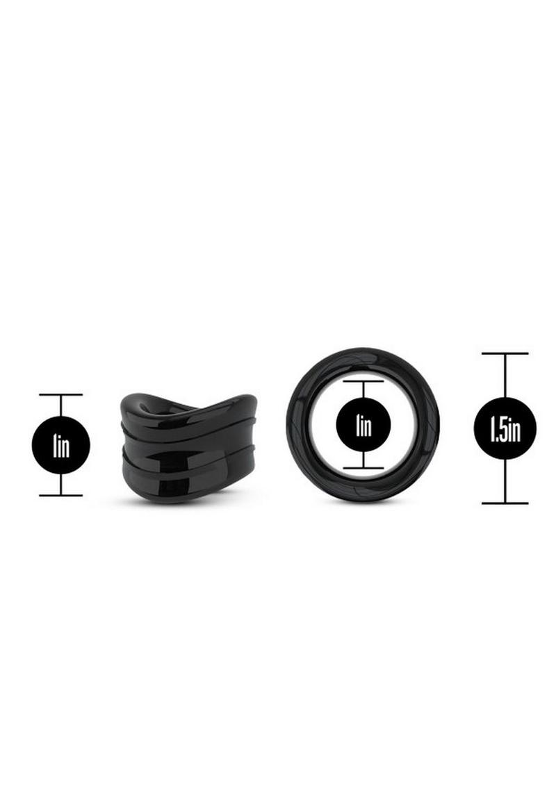 Stay Hard Beef Ball Stretcher Snug in Black