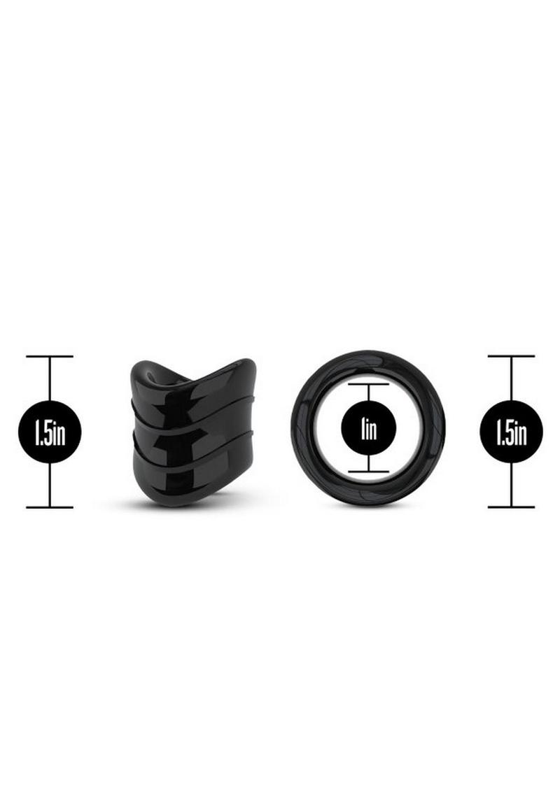 Stay Hard Beef Ball Stretcher Snug X Long in Black