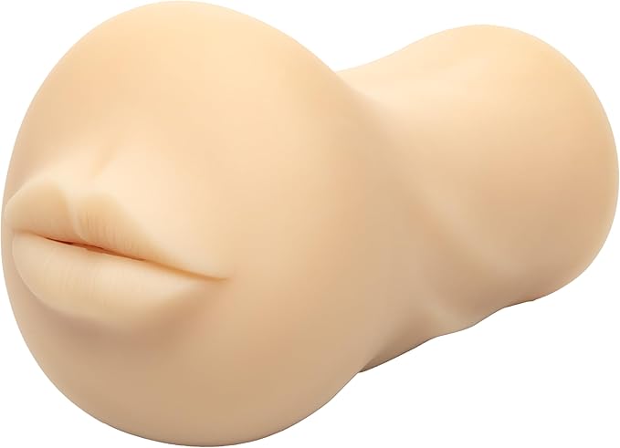 Stroke It Mouth Masturbator in Ivory