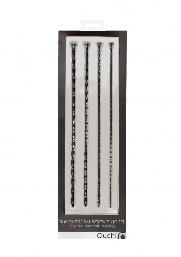 Ouch! Silicone Spiral Screw Plug Set Beginners