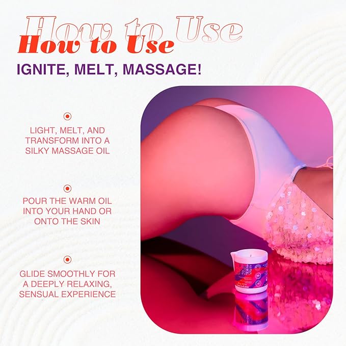 Light My Fire Plant-Based Massage Oil Candle in Coconut