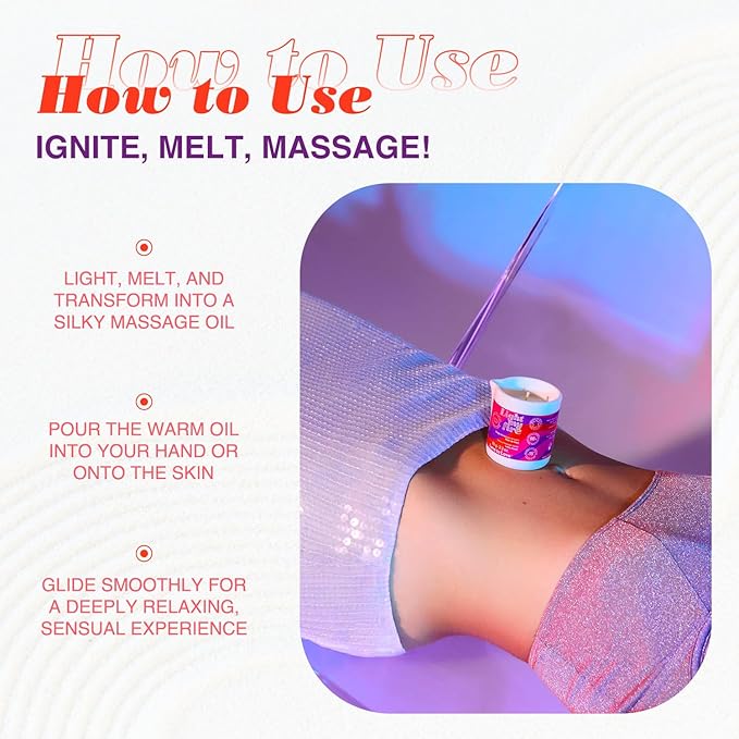 Light My Fire Plant-Based Massage Oil Candle in Monoi