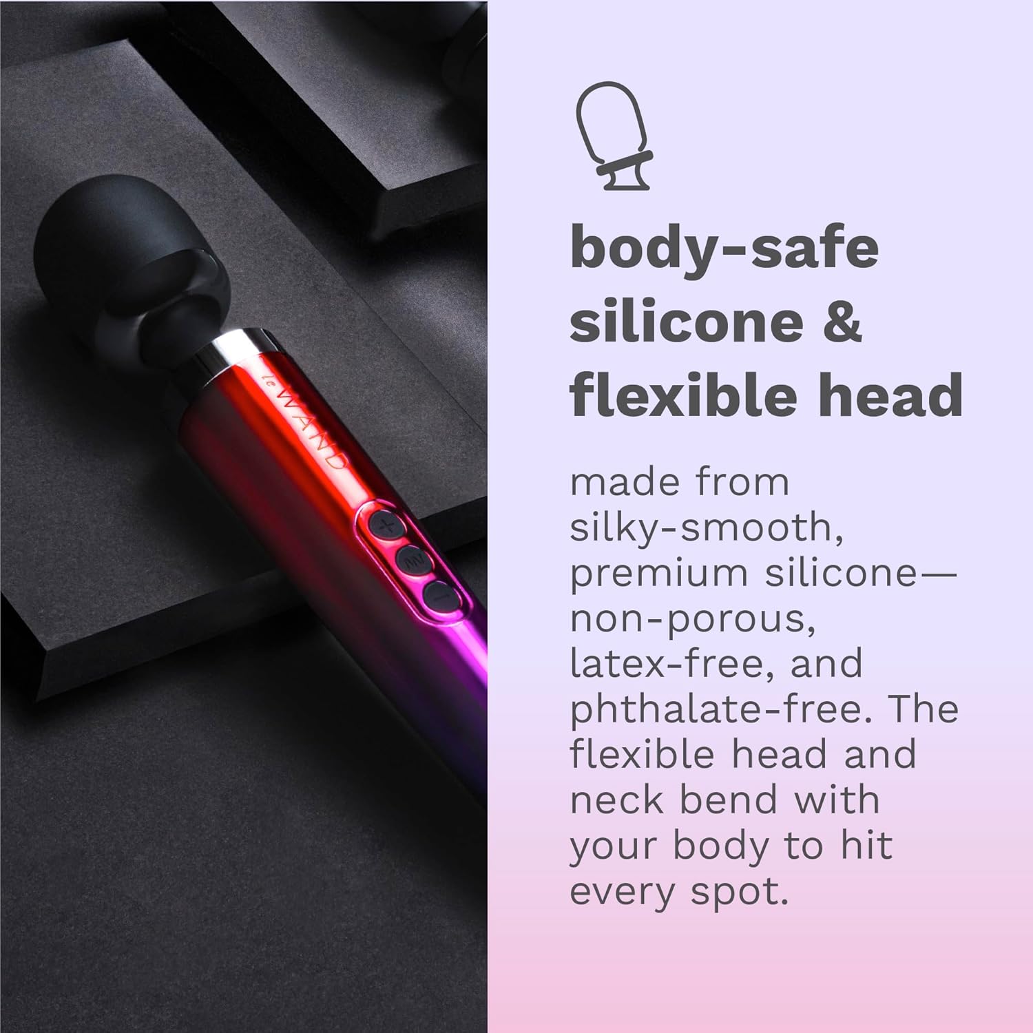 Le Wand Die Cast Plug-In Vibrating Massager Ombre
