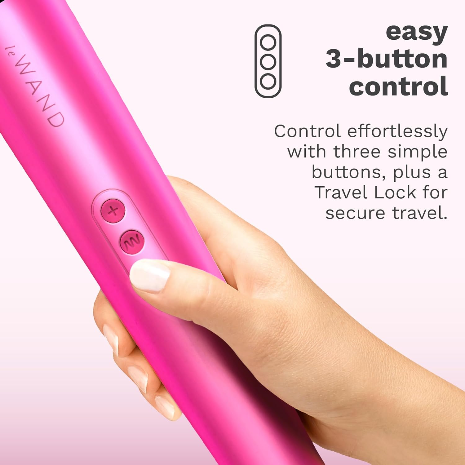 Le Wand Rechargeable Vibrating Massager in Magenta