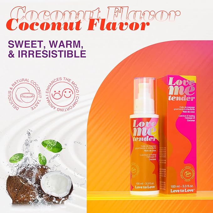 Love Me Tender Massage Oil in Coconut