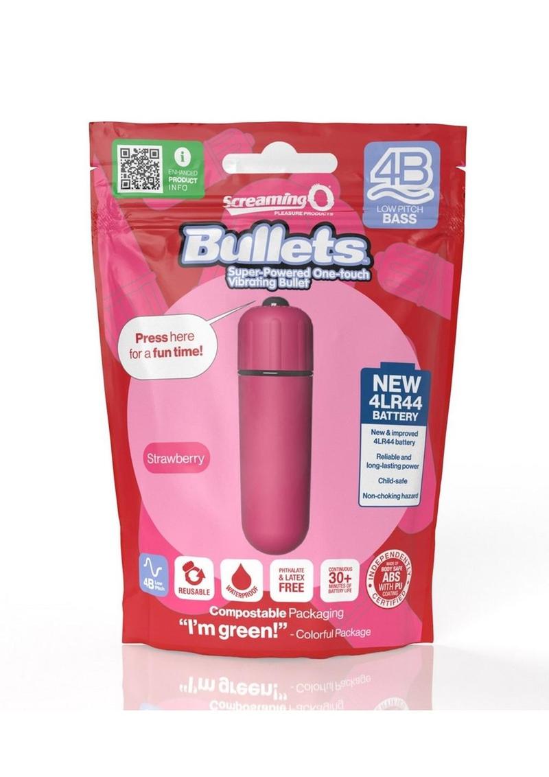 Screaming O 4B Deep Rumbling Bullet in Strawberry