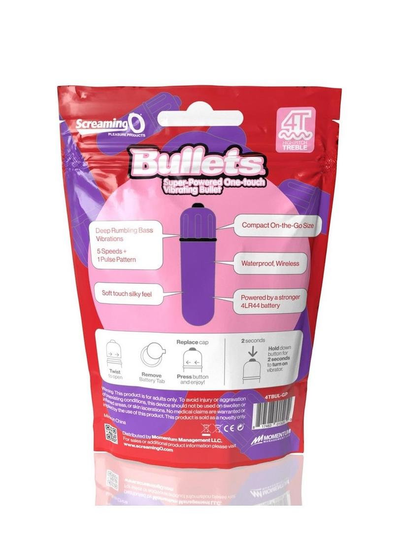 Screaming O 4T Tickle & Tease Bullet in Grape