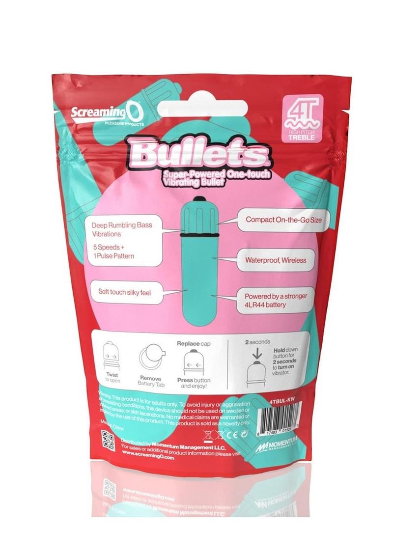 Screaming O 4T Tickle & Tease Bullet in Kiwi