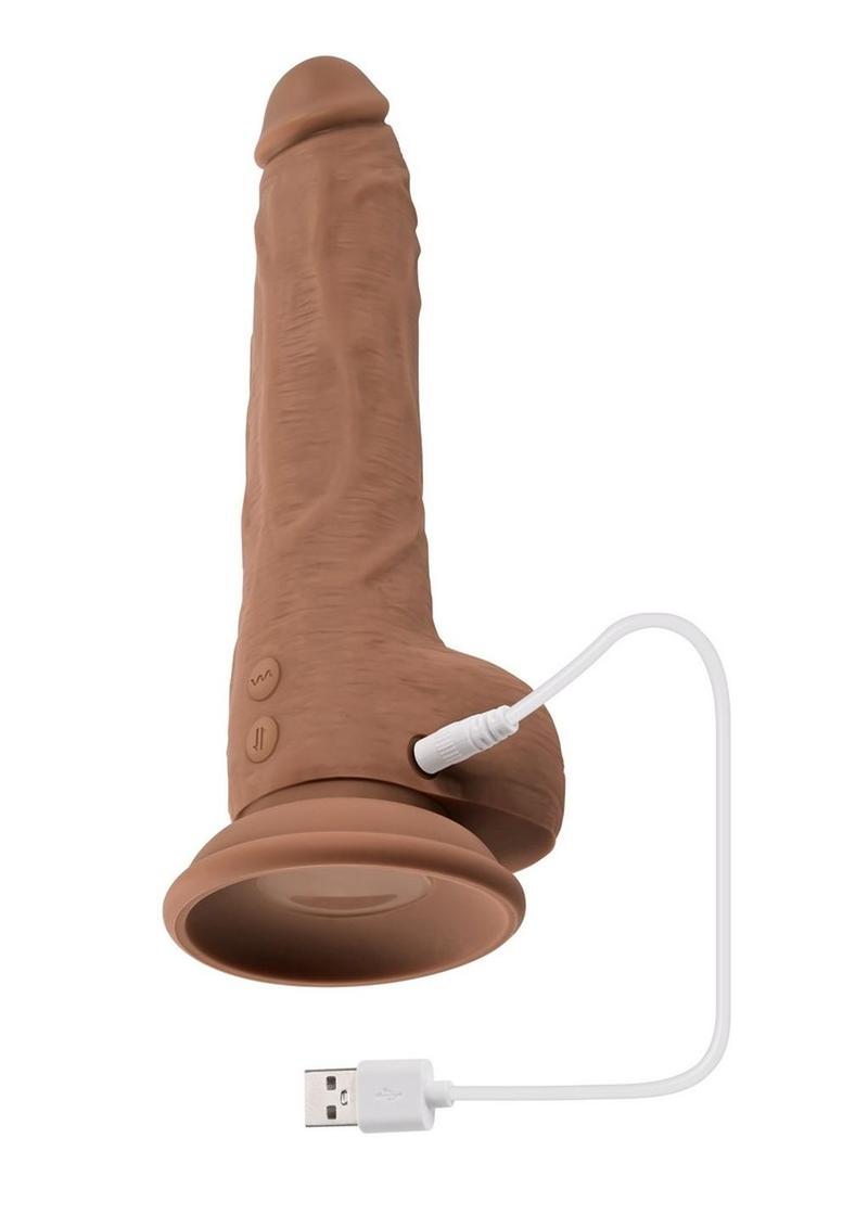 Thrust in Me Thrusting Vibrator Dark