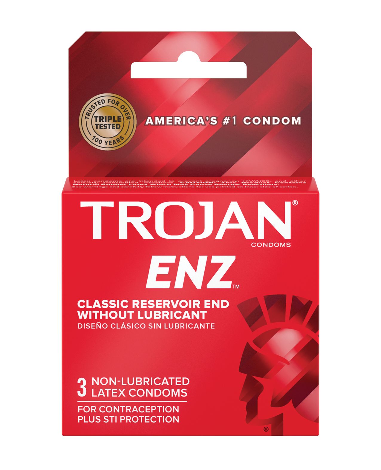 Trojan Enz Non-Lubricated 3-Pack