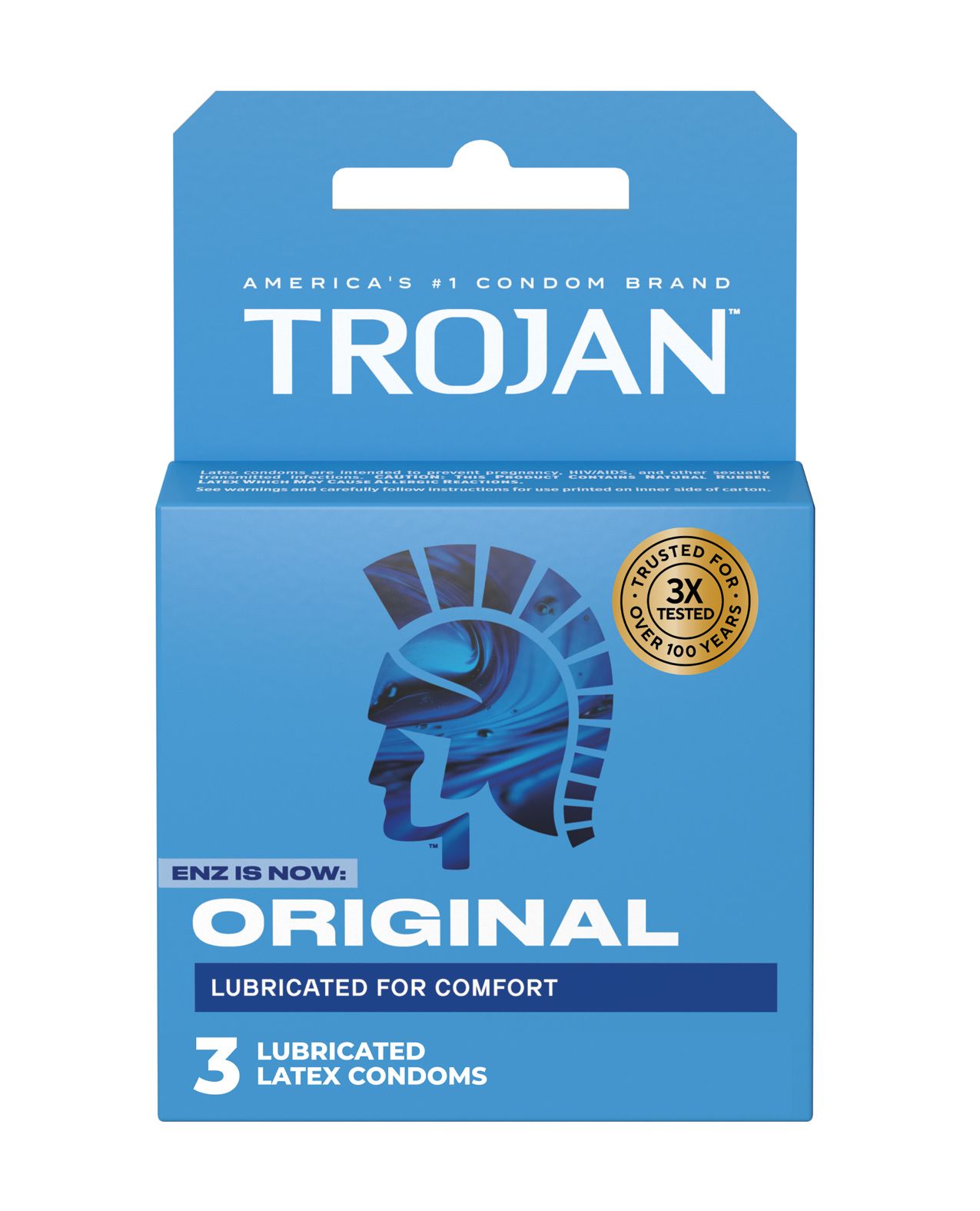 Trojan Enz Lubricated Condoms 3-Pack