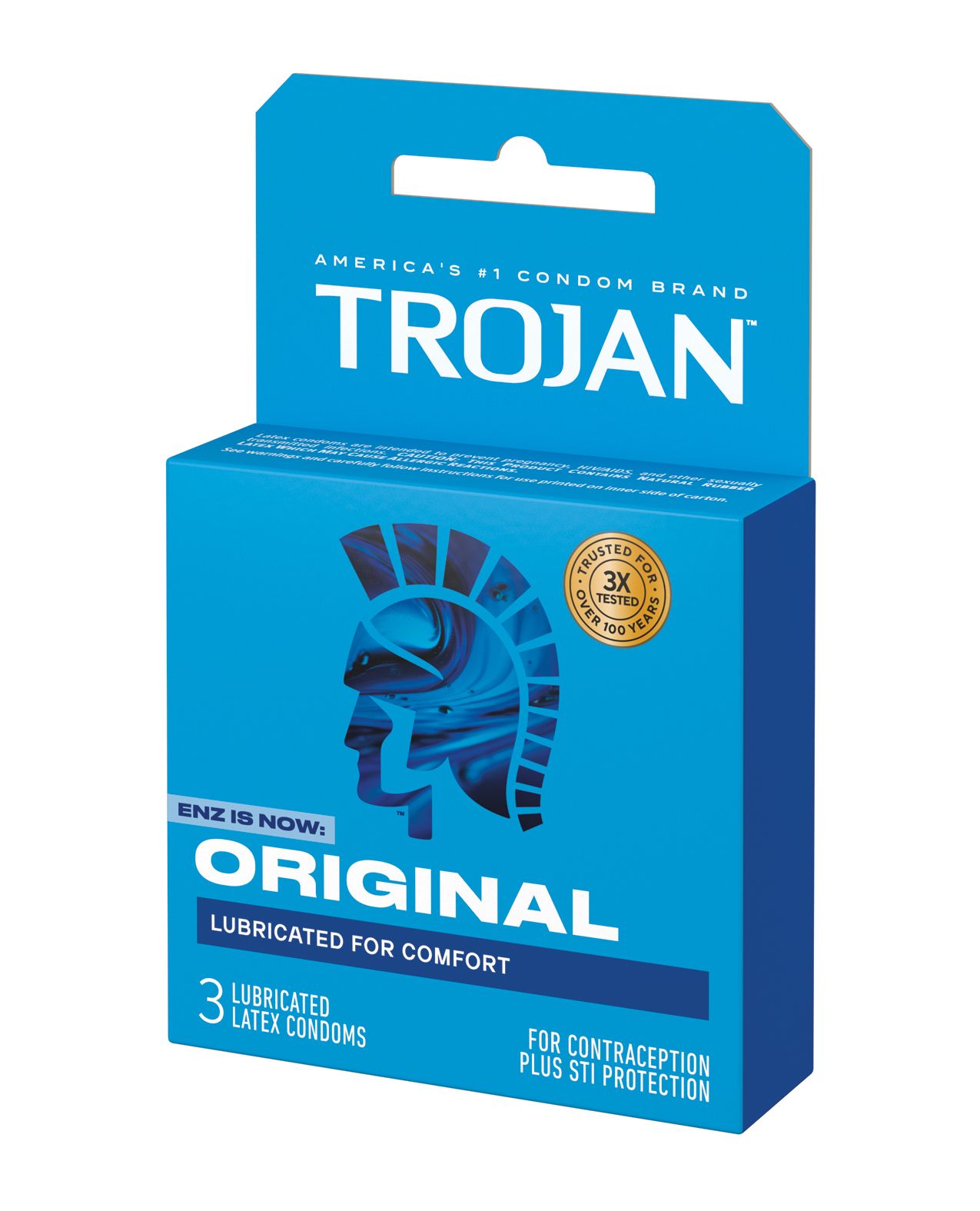 Trojan Enz Lubricated Condoms 3-Pack