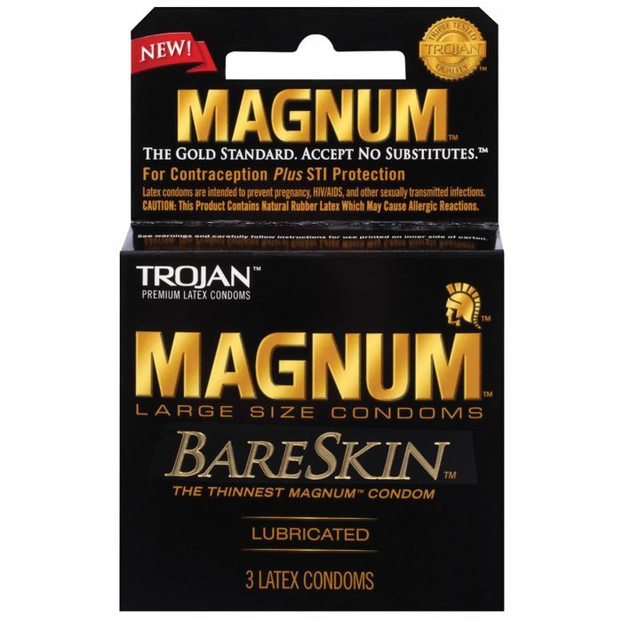 Trojan Magnum Bareskin Condoms 3-Pack