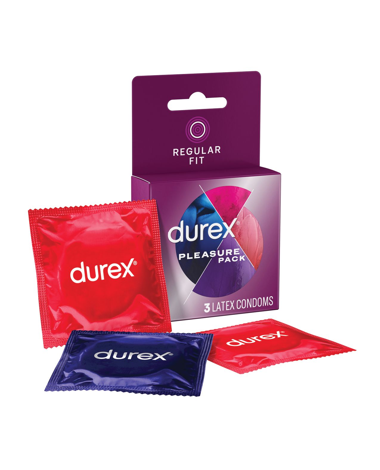 Durex Condoms Pleasure Pack 3-Pack