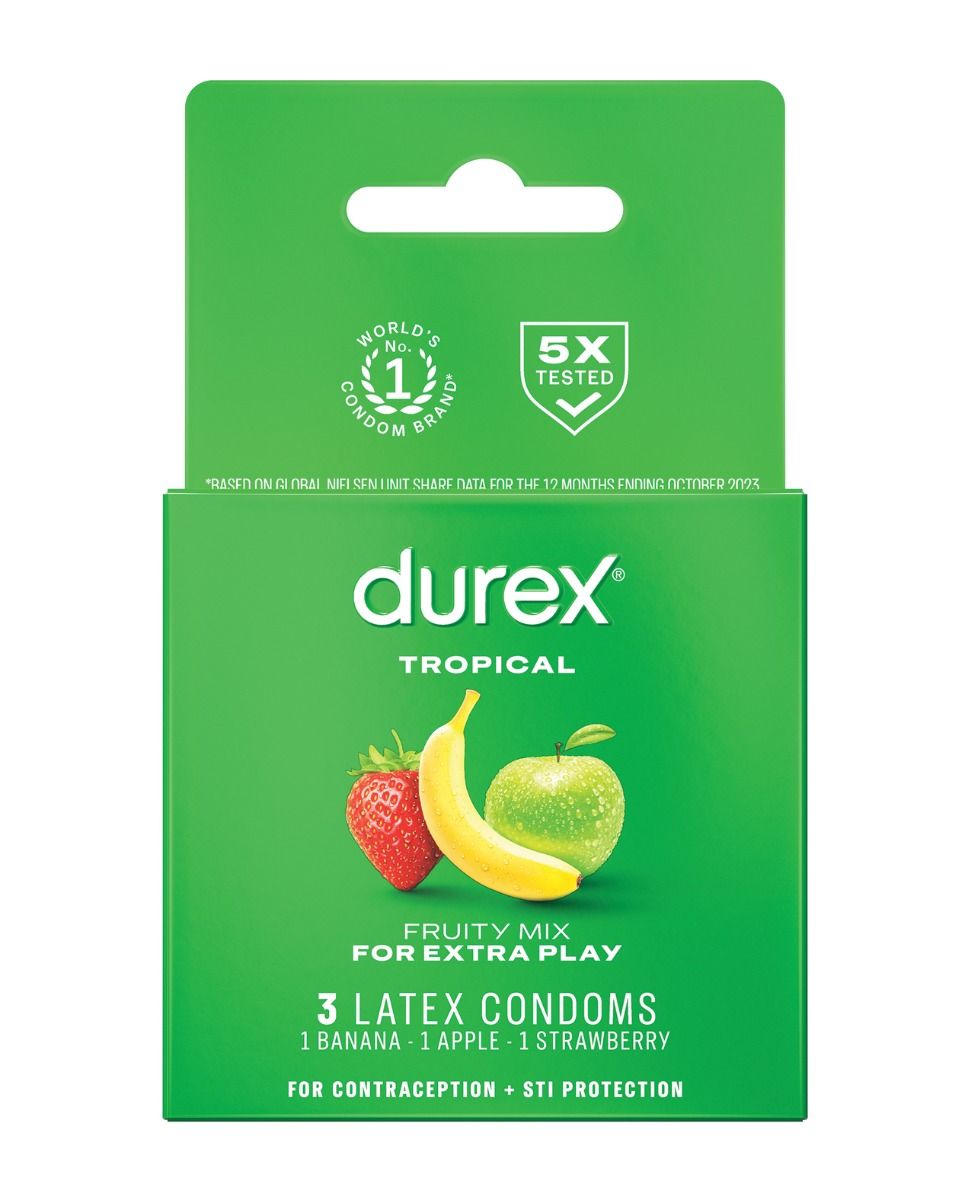 Durex Tropical Flavors 3-Pack