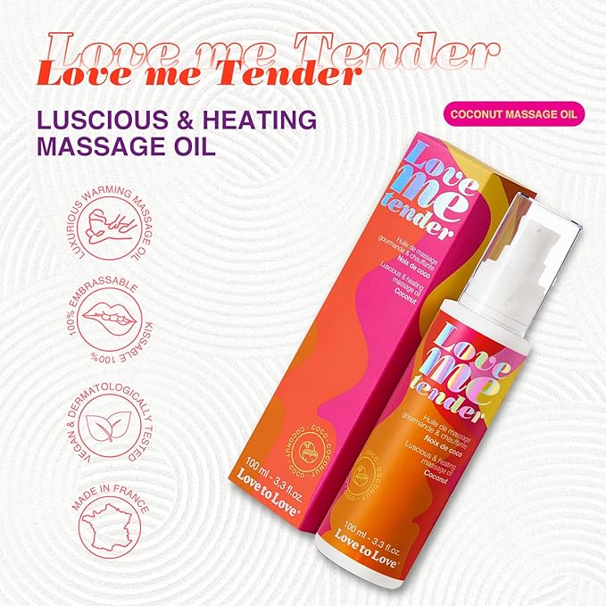 Love Me Tender Massage Oil in Coconut