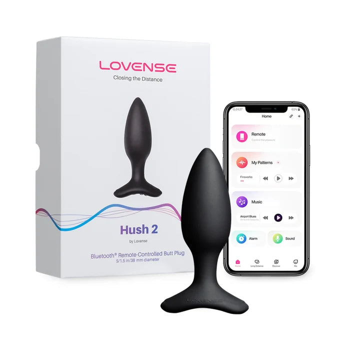 Lovense Hush 2 1.5″ Vibrating Butt Plug